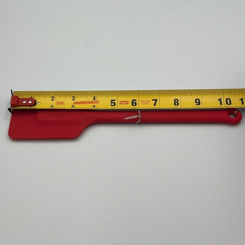 Silicone Spatula Kitchen 10in Red NWOT Heat Resistant Seamless